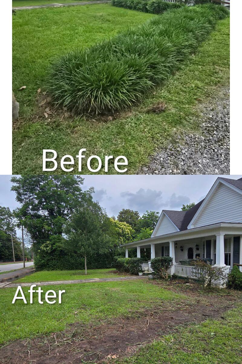 Landscaping project Spartanburg SC